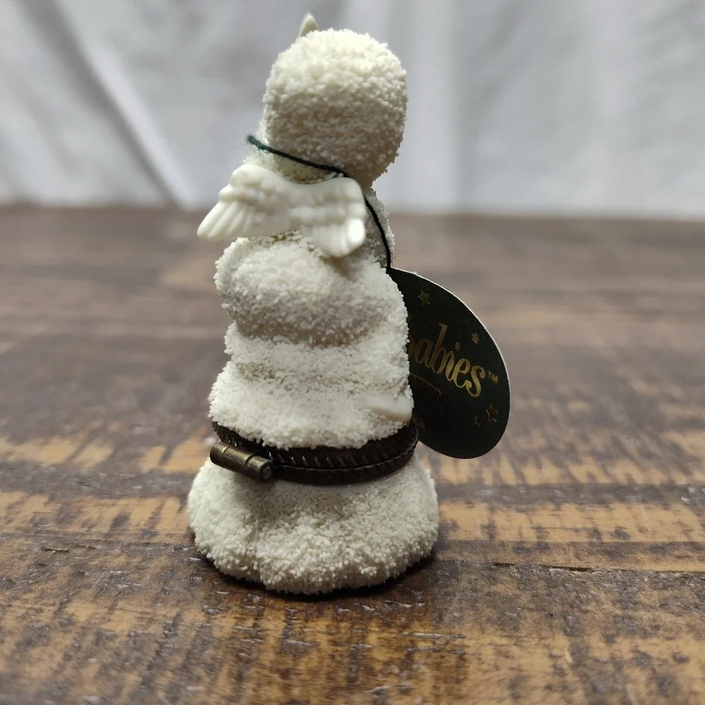 Department 56 Snowbabies You Better Watch Out! Christmas Trinket Hinged Box